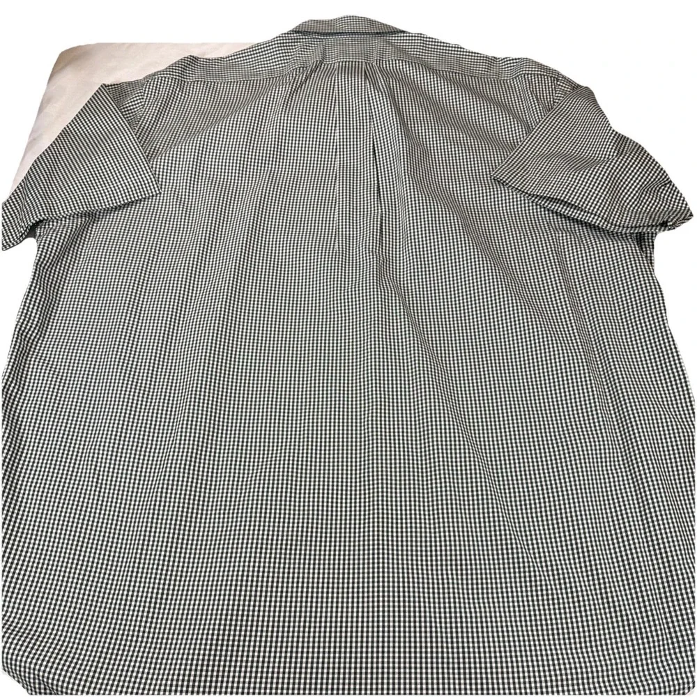 Ralph Lauren Blake XXL Green Gingham Plaid Check Short Sleeve Button Down Shirt - Picture 7 of 7